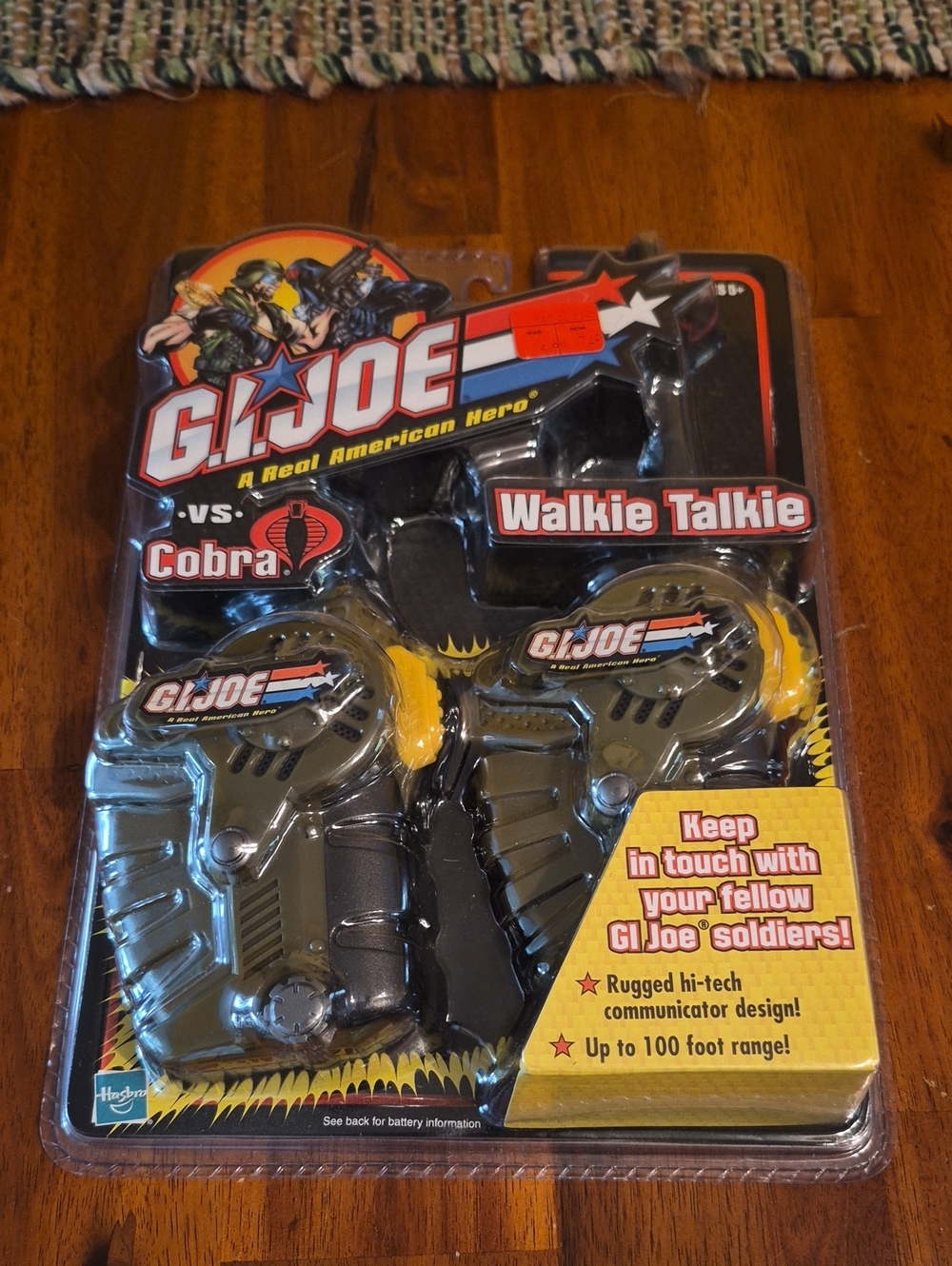 2002 GI JOE Walkie Talkie Set NEW! Collectors